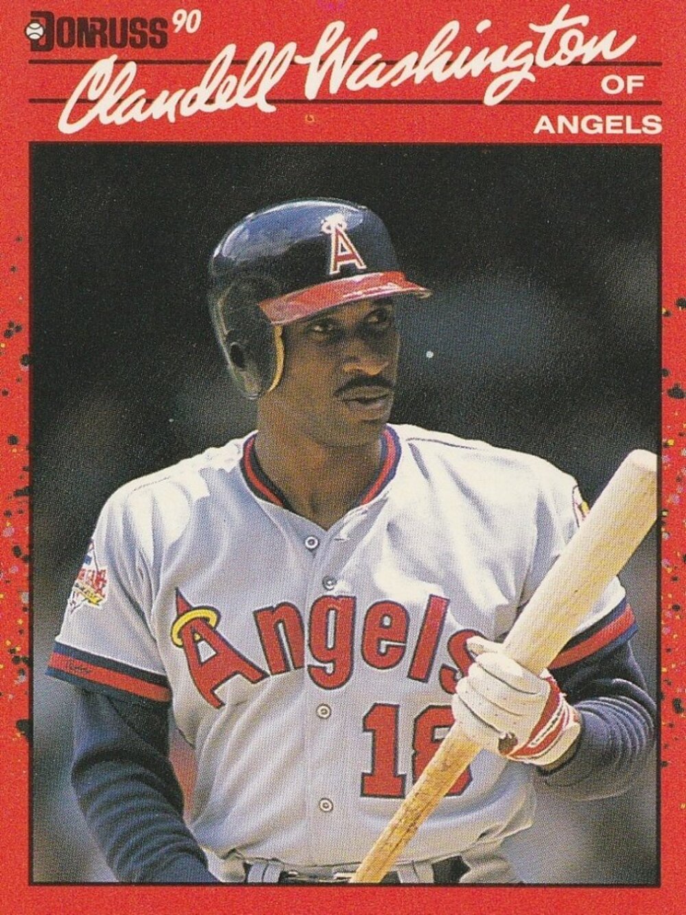 Claudell Washington - Donruss 90 Baseball Card